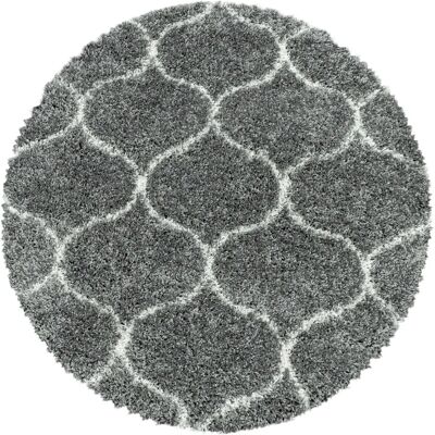 Ayyildiz Hali SALSA 160cm Grau Teppich - Rund Polypropylen Ayyildiz Hali SALSA 160cm Grau Teppich - Rund Polypropylen