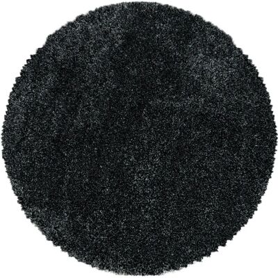 Ayyildiz Fluffy 3500 Runder Anthrazit Teppich Ayyildiz Fluffy 3500 Runder Anthrazit Teppich