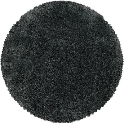 Ayyildiz Hali Fluffy Grauer runder Teppich - Teppich Ayyildiz Hali Fluffy Grauer runder Teppich - Teppich