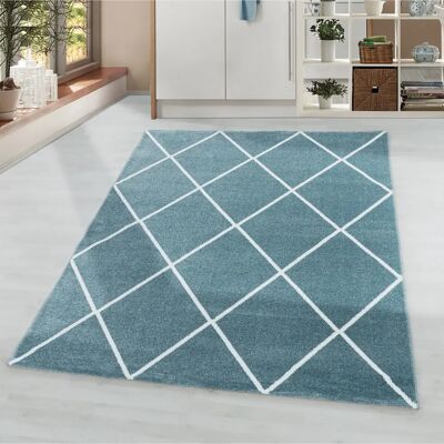 Ayyildiz RIO801504601 Blau Rechteckiger Polypropylen Teppich - Teppich Ayyildiz RIO801504601 Blau Rechteckiger Polypropylen Teppich - Teppich