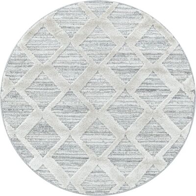 Ayyildiz PISA80804703GREY Runder Grau Polypropylen-Teppich Ayyildiz PISA80804703GREY Runder Grau Polypropylen-Teppich