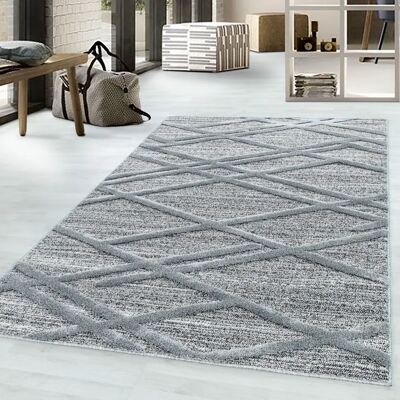 Ayyildiz PISA2002904706 Grau - Hochflor Rechteckiger Teppich Ayyildiz PISA2002904706 Grau - Hochflor Rechteckiger Teppich