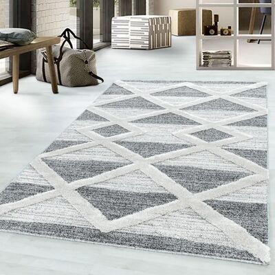 Ayyildiz Pisa Grauer Hochflor Rechteckiger Teppich - Bereichsteppich Ayyildiz Pisa Grauer Hochflor Rechteckiger Teppich - Bereichsteppich