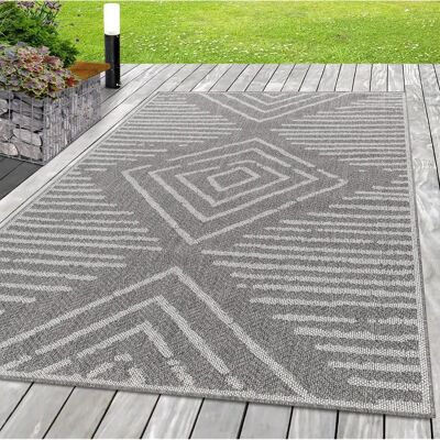 Ayyildiz Aruba Outdoor Teppich - 160x230cm, Grau, Modern, Langlebig Ayyildiz Aruba Outdoor Teppich - 160x230cm, Grau, Modern, Langlebig