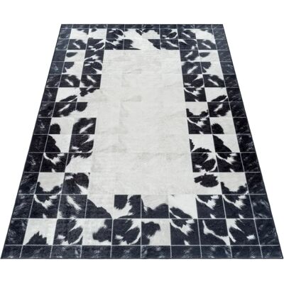 Ayyildiz Fiesta 4307 Schwarzer Teppich - Moderner Patchwork Ayyildiz Fiesta 4307 Schwarzer Teppich - Moderner Patchwork