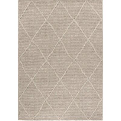 AYYILDIZ TEPPICHE Patara Outdoor-Teppich - Niedriger Flor, 80x250cm, Beige AYYILDIZ TEPPICHE Patara Outdoor-Teppich - Niedriger Flor, 80x250cm, Beige