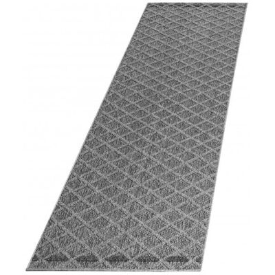 AYYILDIZ TEPPICHE Patara 4953 Venkovní koberec šedý, nízký vlas, 80x250cm AYYILDIZ TEPPICHE Patara 4953 Venkovní koberec šedý, nízký vlas, 80x250cm