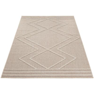 Ayyildiz Patara Beige Outdoor-Teppich - 80x150cm Niedriger Flor Ayyildiz Patara Beige Outdoor-Teppich - 80x150cm Niedriger Flor