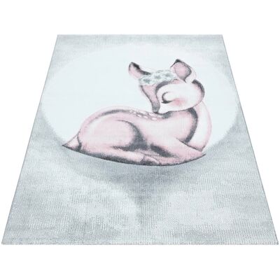 AYYILDIZ TEPPICHE Bambi 850 Pink Kinderteppich AYYILDIZ TEPPICHE Bambi 850 Pink Kinderteppich