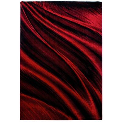 Miami Roter Abstrakt Wellen Teppich - 240x340 - Teppich Miami Roter Abstrakt Wellen Teppich - 240x340 - Teppich