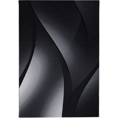 Plus Wellen-Teppich - Schwarz - 140x200 - Teppich Plus Wellen-Teppich - Schwarz - 140x200 - Teppich