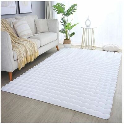 AYYILDIZ TEPPICHE Ambiance 5110 Weiß Weich Dicker Teppich AYYILDIZ TEPPICHE Ambiance 5110 Weiß Weich Dicker Teppich
