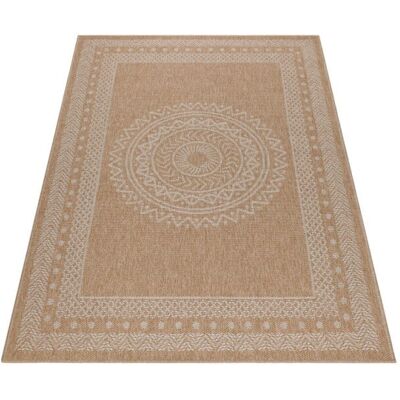 Dhaka Vintage-Beige Außenteppich - 80x150 - Elegant & Langlebig Dhaka Vintage-Beige Außenteppich - 80x150 - Elegant & Langlebig