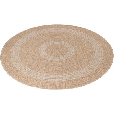 AYYILDIZ TEPPICHE Comilla Outdoorteppich - Beige - Ø 200cm AYYILDIZ TEPPICHE Comilla Outdoorteppich - Beige - Ø 200cm