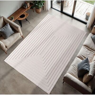 AYYILDIZ TEPPICHE Doha 1653 Beiger Teppich - Indoor-Outdoor Robust Polypropylen AYYILDIZ TEPPICHE Doha 1653 Beiger Teppich - Indoor-Outdoor Robust Polypropylen