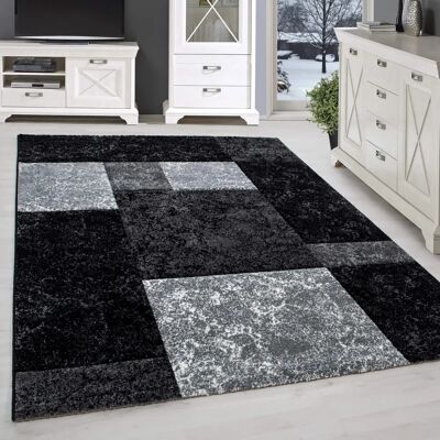 Simpex AWAI Tapis à carreaux pour salon - Tapis - Publicité Simpex AWAI Tapis à carreaux pour salon - Tapis - Publicité