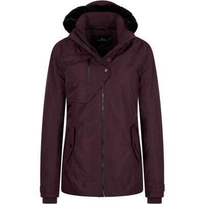 Euro-Star ESLajana Schwarz Rose Parka - Winddicht Wasserfest - XS Euro-Star ESLajana Schwarz Rose Parka - Winddicht Wasserfest - XS