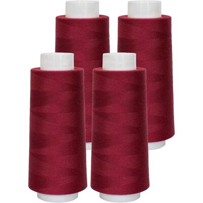 buttinette - 120 - weinrot - 4x2500m - Overlock thread buttinette - 120 - weinrot - 4x2500m - Overlock thread