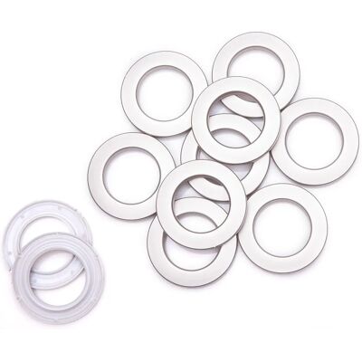 buttinette - Ösen 4,5 cm Ø - Curtain grommets buttinette - Ösen 4,5 cm Ø - Curtain grommets