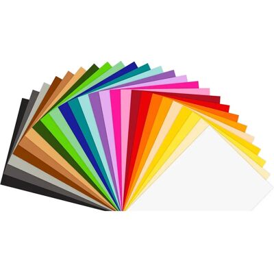 buttinette Mehrfarbiger Karton & Zeichenpapier - 50x70cm - 50 Blatt buttinette Mehrfarbiger Karton & Zeichenpapier - 50x70cm - 50 Blatt
