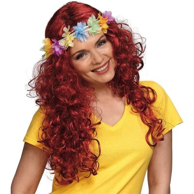 buttinette - Lockenperücke Hawaii - rotbraun - 50 cm - Wig buttinette - Lockenperücke Hawaii - rotbraun - 50 cm - Wig