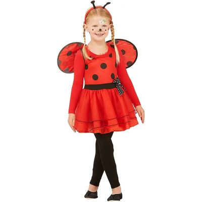 buttinette Marienkäfer-Kleid Pünktchen für Kinder - Gr. 104/110 buttinette Marienkäfer-Kleid Pünktchen für Kinder - Gr. 104/110