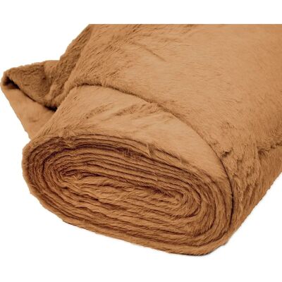 buttinette Plüschstoff - 150cm, Hellbraun - Kuschelstoff buttinette Plüschstoff - 150cm, Hellbraun - Kuschelstoff