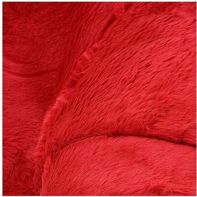 buttinette Plüschstoff - 150cm, rot, weich buttinette Plüschstoff - 150cm, rot, weich