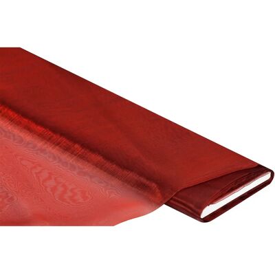 buttinette Organza Delhi - rot/schwarz - 145 cm - unisex - Organza-Stoff buttinette Organza Delhi - rot/schwarz - 145 cm - unisex - Organza-Stoff