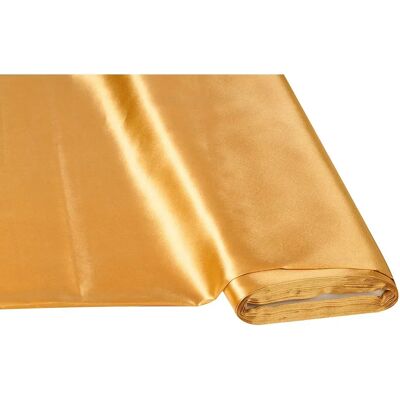 buttinette Gala Gold Uni-Satin, 160 cm buttinette Gala Gold Uni-Satin, 160 cm