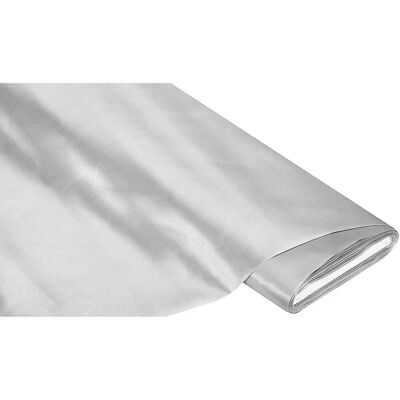 buttinette Uni-Satin Gala, silber - 160 cm buttinette Uni-Satin Gala, silber - 160 cm