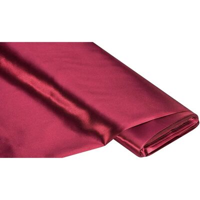 Buttinette Gala Uni-Satin Weinrot - Fabric Buttinette Gala Uni-Satin Weinrot - Fabric