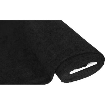 buttinette Schwarzes 150 cm Walkfrottier Relax - Frottierstoff buttinette Schwarzes 150 cm Walkfrottier Relax - Frottierstoff