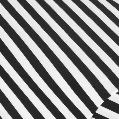 buttinette - Streifen-Jersey - Schwarz/Weiß - 160 cm - Stoff buttinette - Streifen-Jersey - Schwarz/Weiß - 160 cm - Stoff