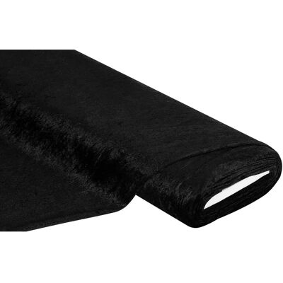 buttinette Pannesamt, schwarz - 145 cm – vielseitig buttinette Pannesamt, schwarz - 145 cm – vielseitig