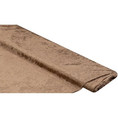 buttinette Pannesamt, taupe - 145 cm - unisex buttinette Pannesamt, taupe - 145 cm - unisex