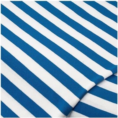 buttinette - Streifen-Jersey - blau/weiß - 160 cm - Fabric buttinette - Streifen-Jersey - blau/weiß - 160 cm - Fabric