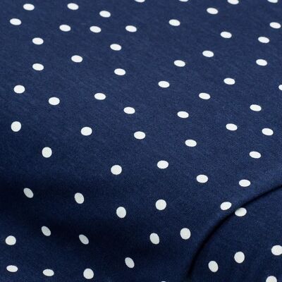 buttinette - Baumwolljersey Punkte - marine/weiß - fabric buttinette - Baumwolljersey Punkte - marine/weiß - fabric