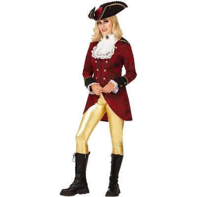buttinette Piratenjacke für Damen, rot - Gr. 44/46 - unisex buttinette Piratenjacke für Damen, rot - Gr. 44/46 - unisex