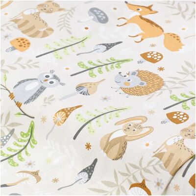 Buttinette - Bio-Baumwollstoff Waldtiere Buttinette - Bio-Baumwollstoff Waldtiere