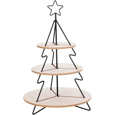buttinette Metallbaum Etagere, 64cm - Schwarz - Regalbaum buttinette Metallbaum Etagere, 64cm - Schwarz - Regalbaum