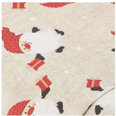 buttinette - Lorena - natur/rot - Decorative Fabric buttinette - Lorena - natur/rot - Decorative Fabric