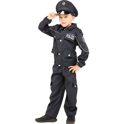 buttinette Polizeikostüm - Dunkelblau - Polyester - Kostüm buttinette Polizeikostüm - Dunkelblau - Polyester - Kostüm