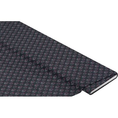 Buttinette - Baumwoll-Trachtenstoff Mini-Ornamente - schwarz - 145 cm - Stoff Buttinette - Baumwoll-Trachtenstoff Mini-Ornamente - schwarz - 145 cm - Stoff