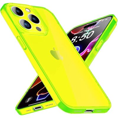 Nalia Klare Neon Silikonhülle iPhone 14 Pro Max - Smartphone Hülle Nalia Klare Neon Silikonhülle iPhone 14 Pro Max - Smartphone Hülle