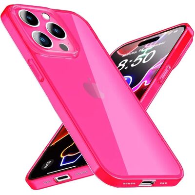 Nalia iPhone 14 Pro Max - Pink - Neon-Silikonhülle - Smartphone-Hülle Nalia iPhone 14 Pro Max - Pink - Neon-Silikonhülle - Smartphone-Hülle