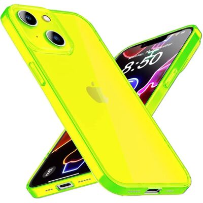 Nalia iPhone 14 Neon Silikon Hülle - Smartphone Case Nalia iPhone 14 Neon Silikon Hülle - Smartphone Case