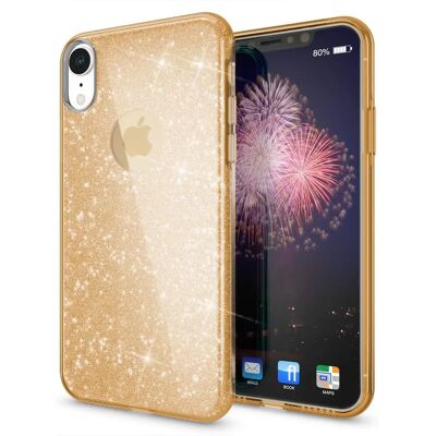 Nalia iPhone XR Glitzer Slim Hülle - Smartphone Tasche Nalia iPhone XR Glitzer Slim Hülle - Smartphone Tasche