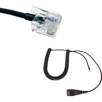 Câble Casque & Téléphone Gequdio Unify - 160cm, RJ, Compatible - Publicité Câble Casque & Téléphone Gequdio Unify - 160cm, RJ, Compatible - Publicité