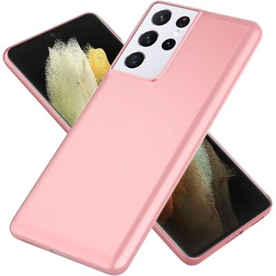 Nalia Galaxy S21 Ultra Dünne Rosa Handyhülle - Smartphone Hülle Nalia Galaxy S21 Ultra Dünne Rosa Handyhülle - Smartphone Hülle